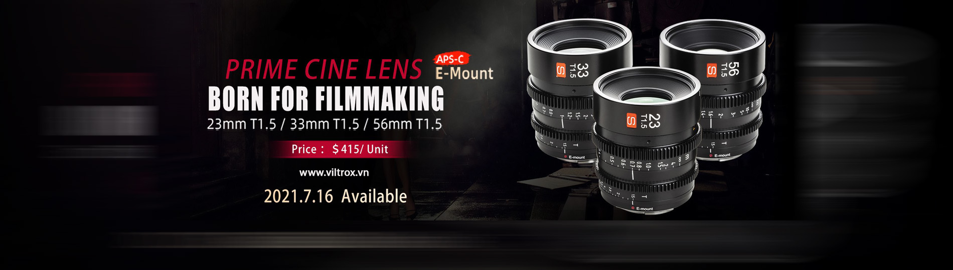 Viltrox S Cine lens for Sony E-mount